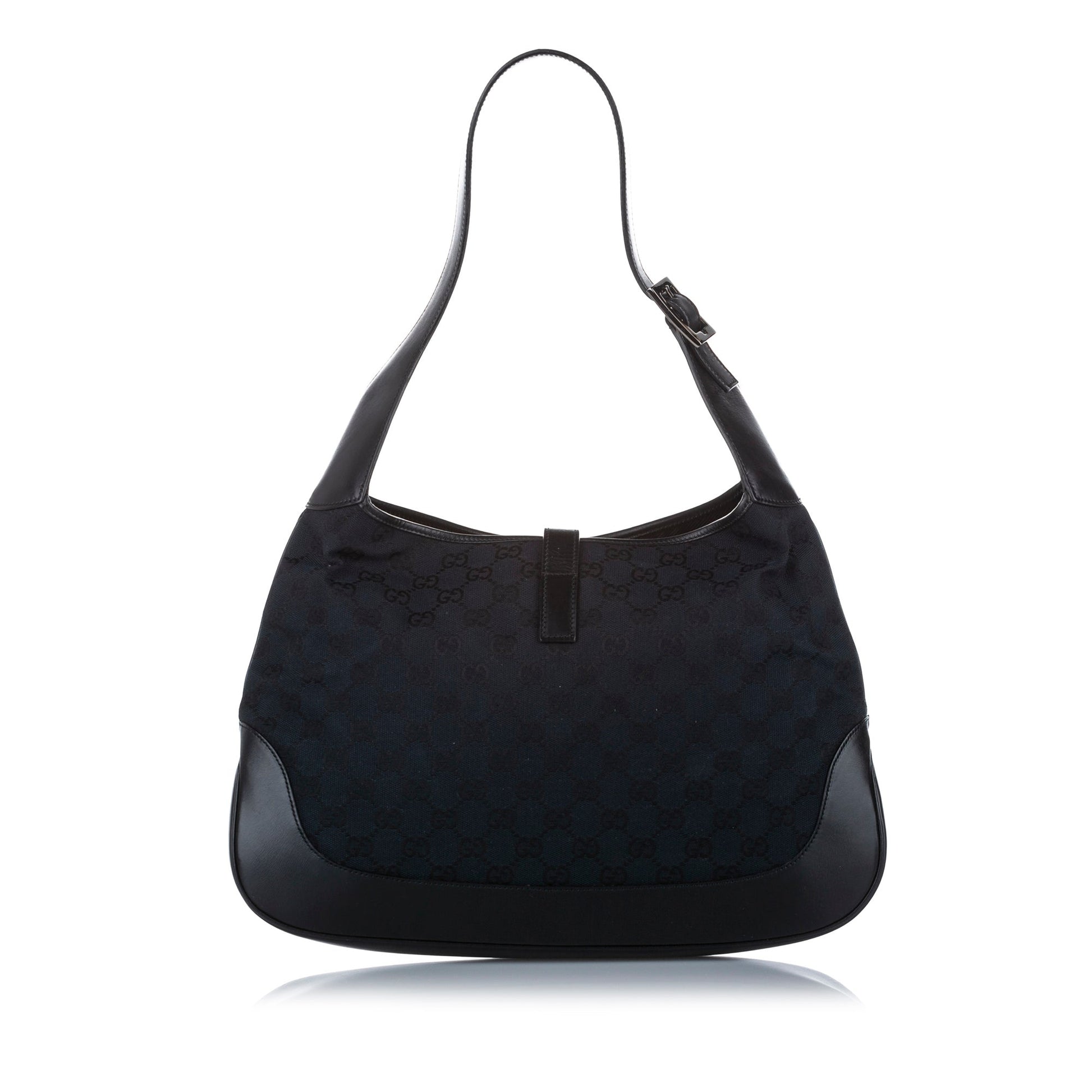 Gucci Leather Canvas Shoulder Bag