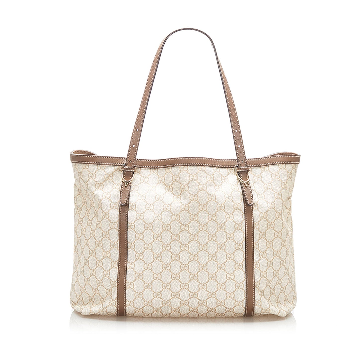 Gucci Leather Canvas Tote