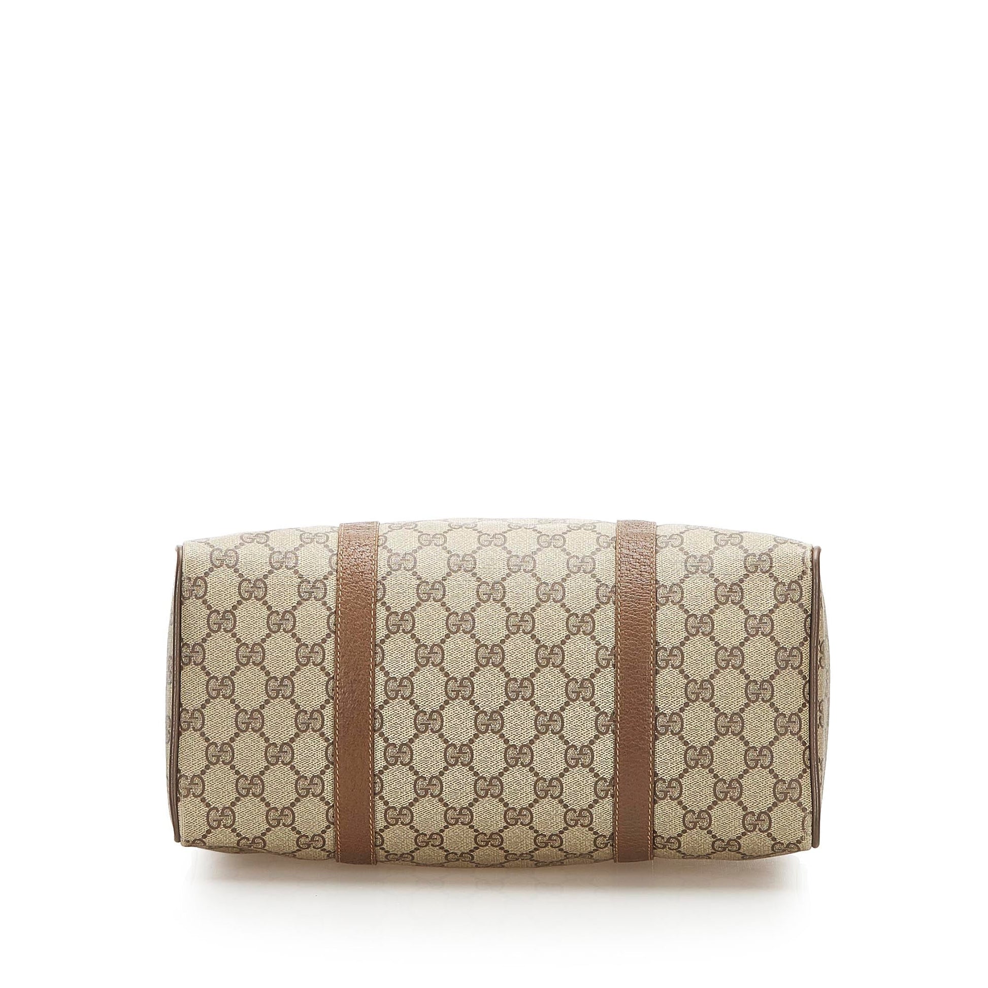 Gucci Leather Canvas Shoulder Bag