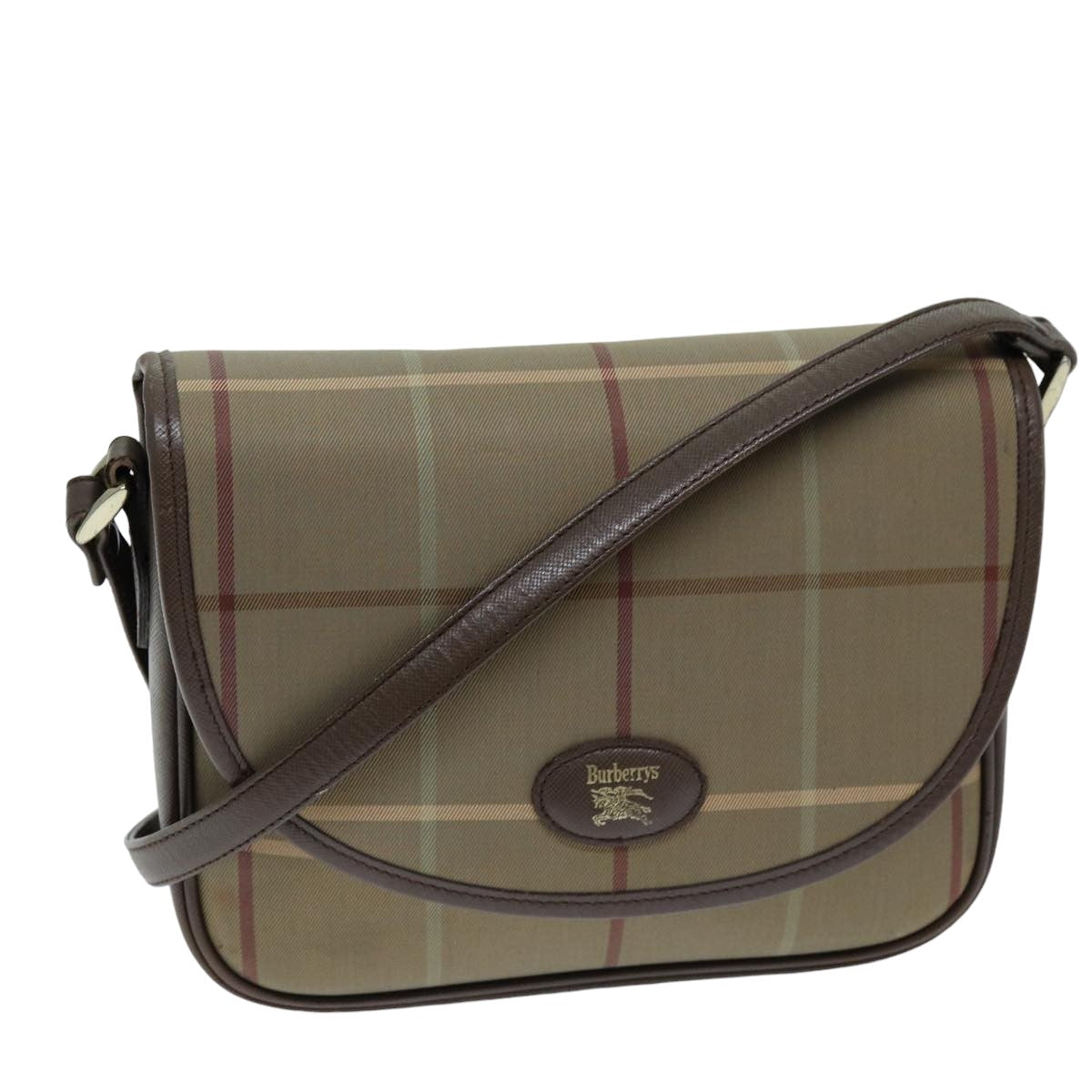 BURBERRY Check Shoulder Bag