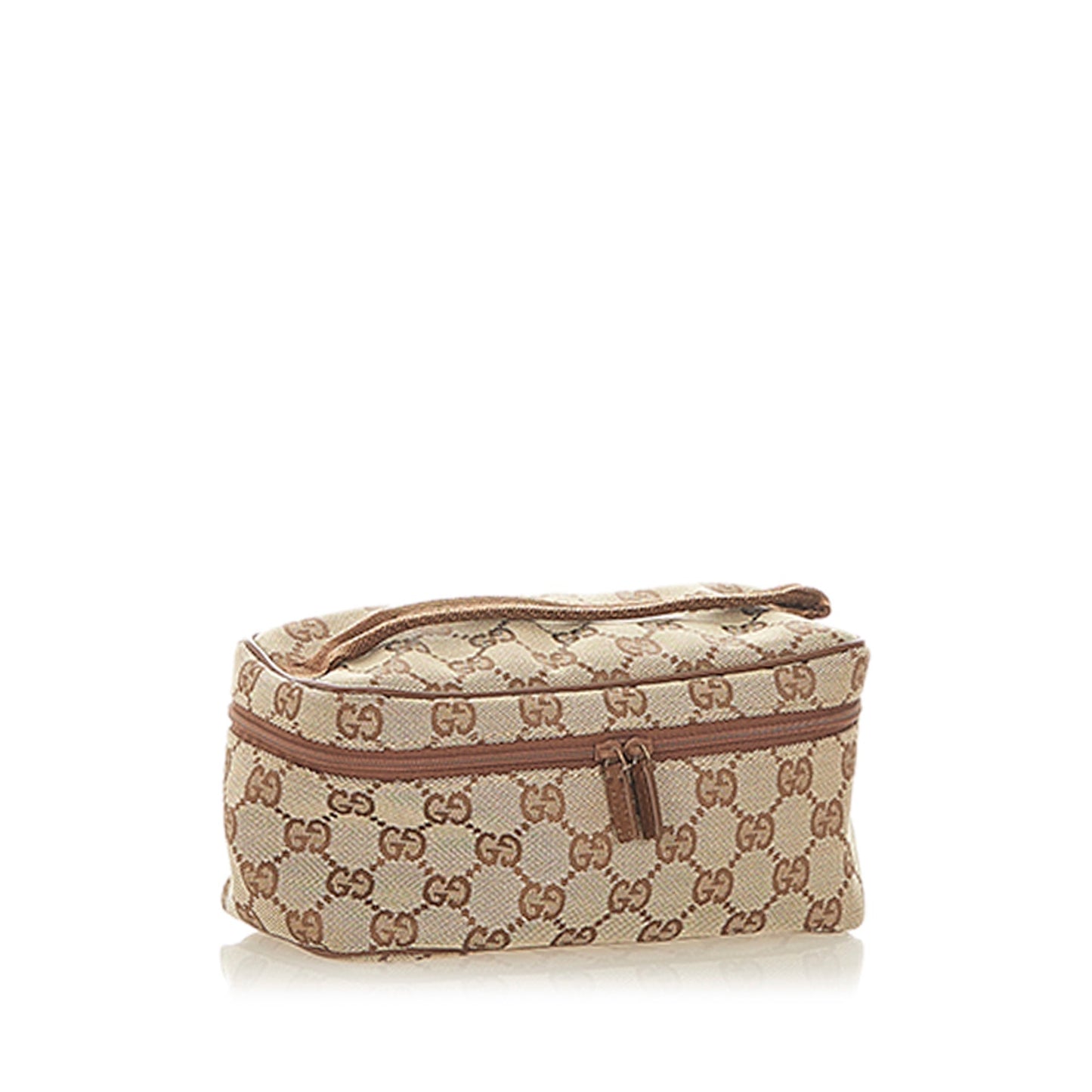 Gucci Canvas Top Handle Shoulder Bag