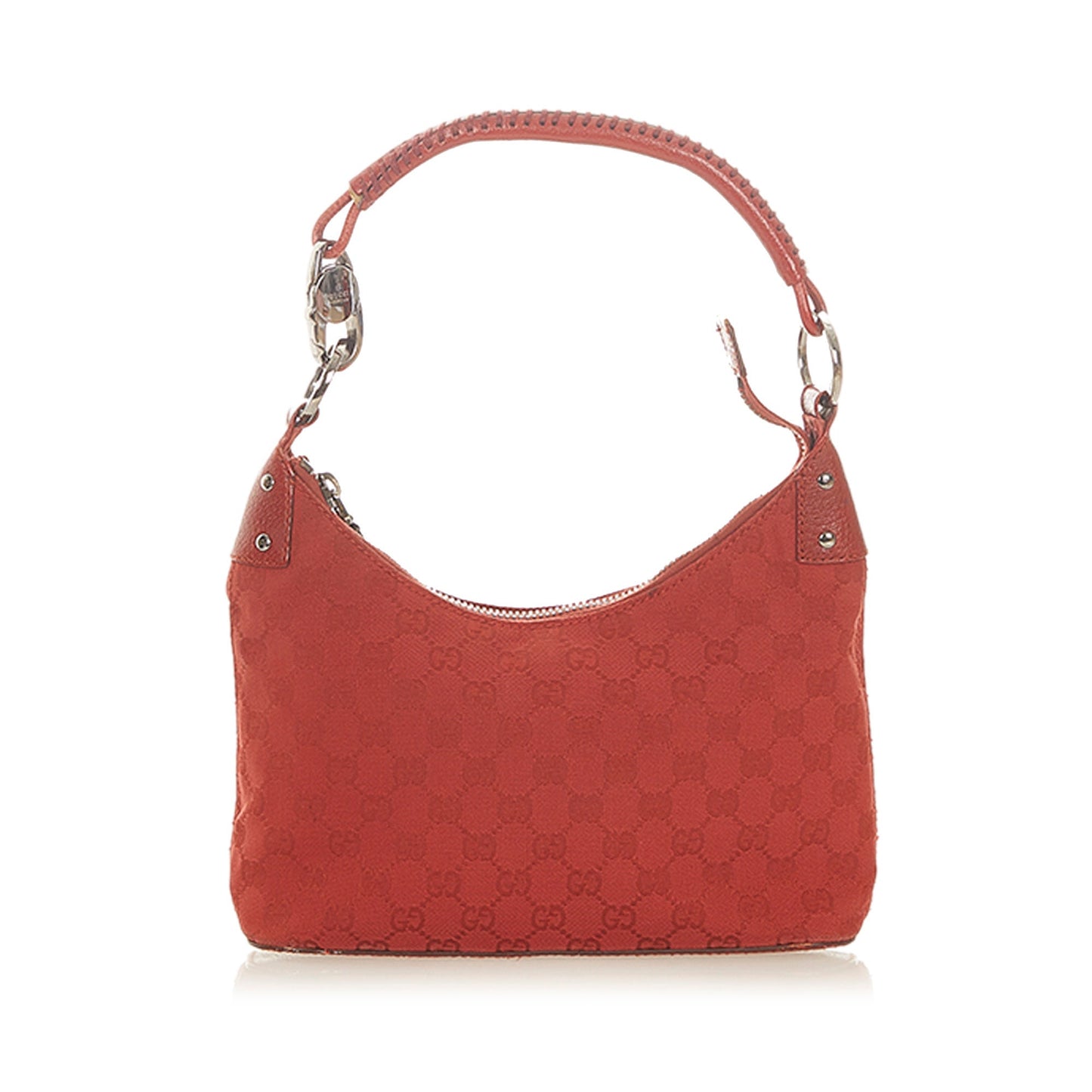 Gucci Leather Canvas Shoulder Bag