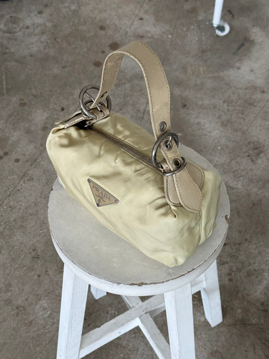 Prada Milano Nylon Shoulder Bag 90s