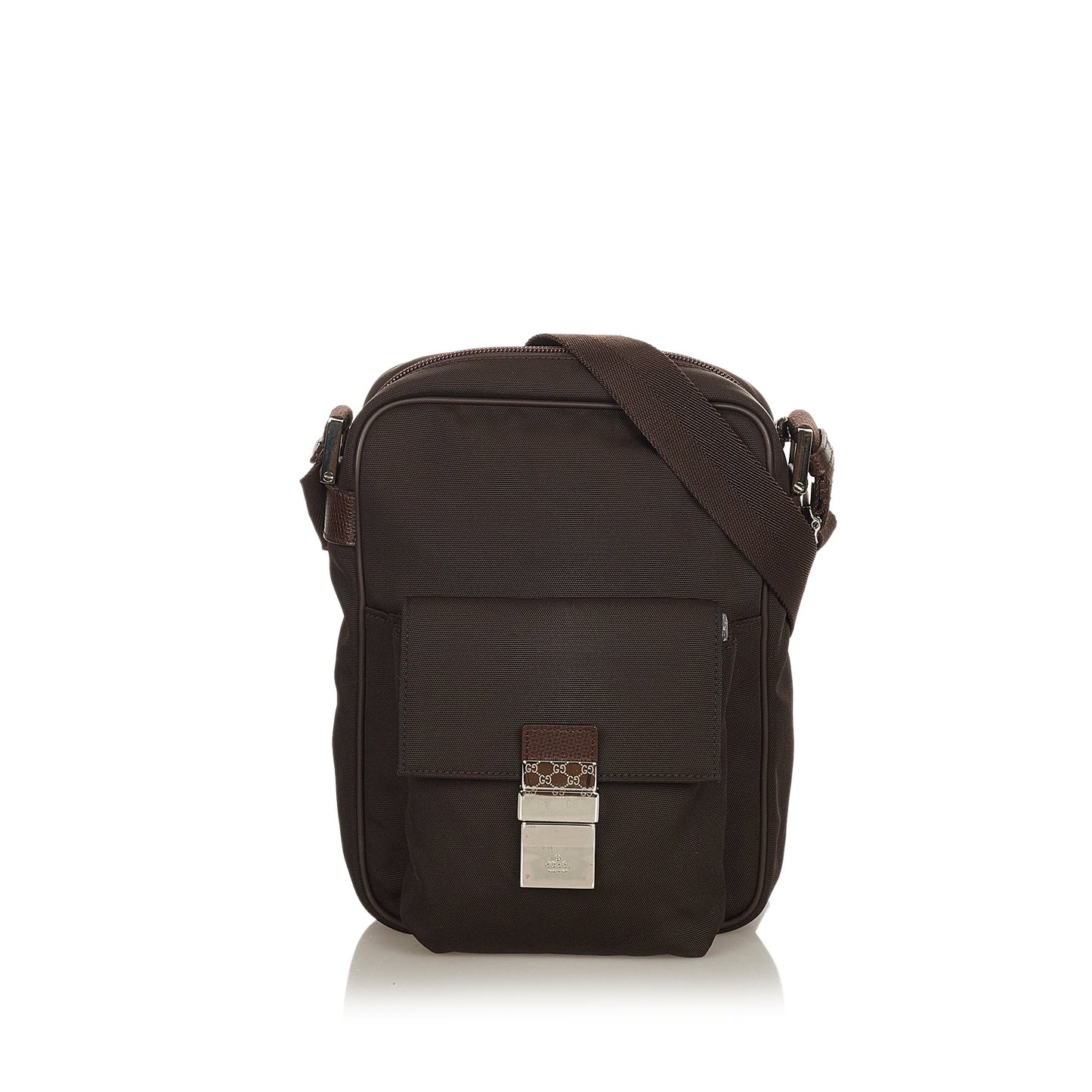 Gucci Brown Canvas Crossbody Style 3