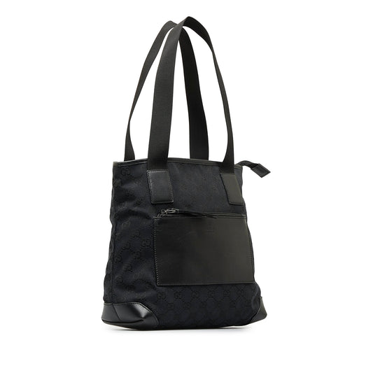 Gucci Black Canvas Tote Style 6
