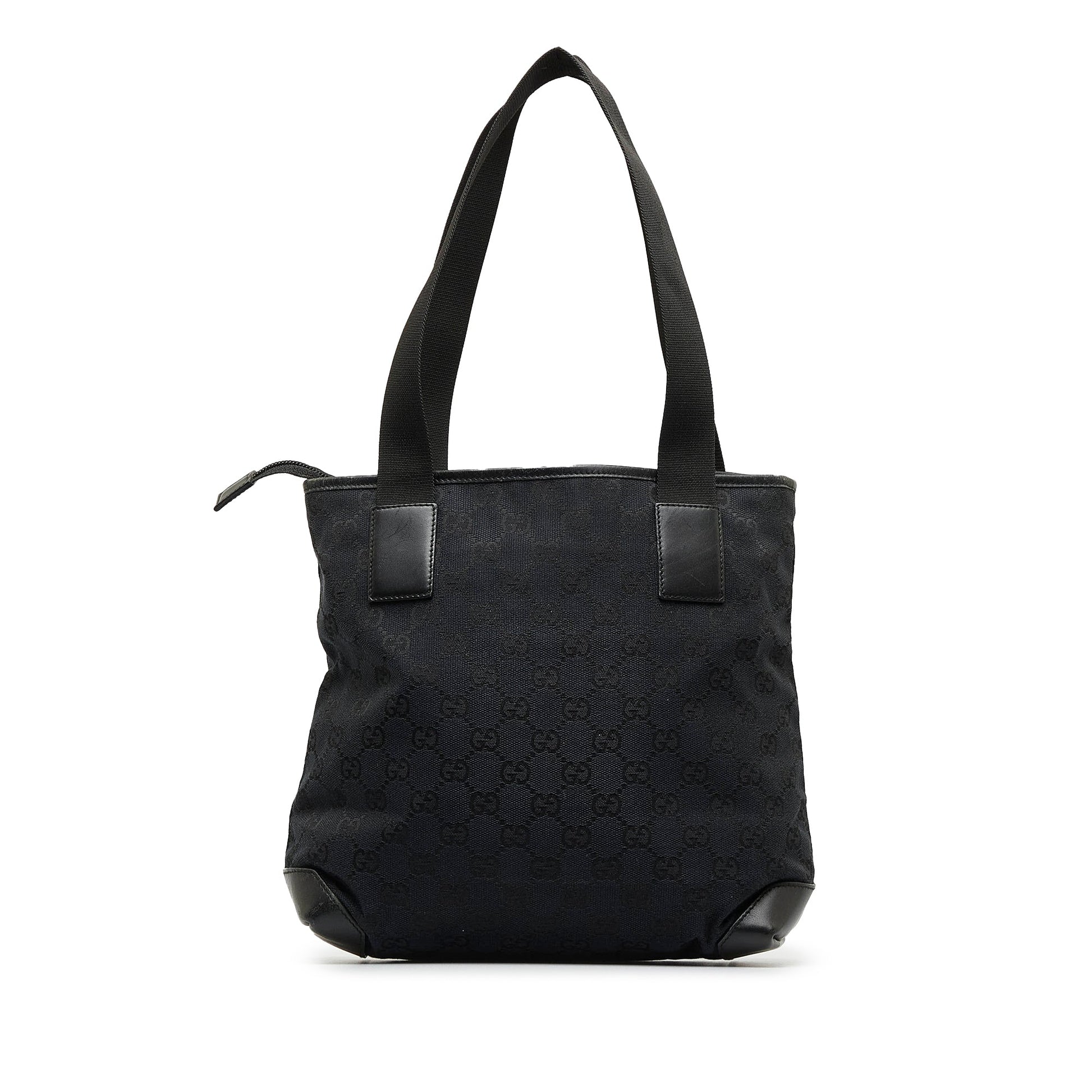 Gucci Black Canvas Tote Style 6