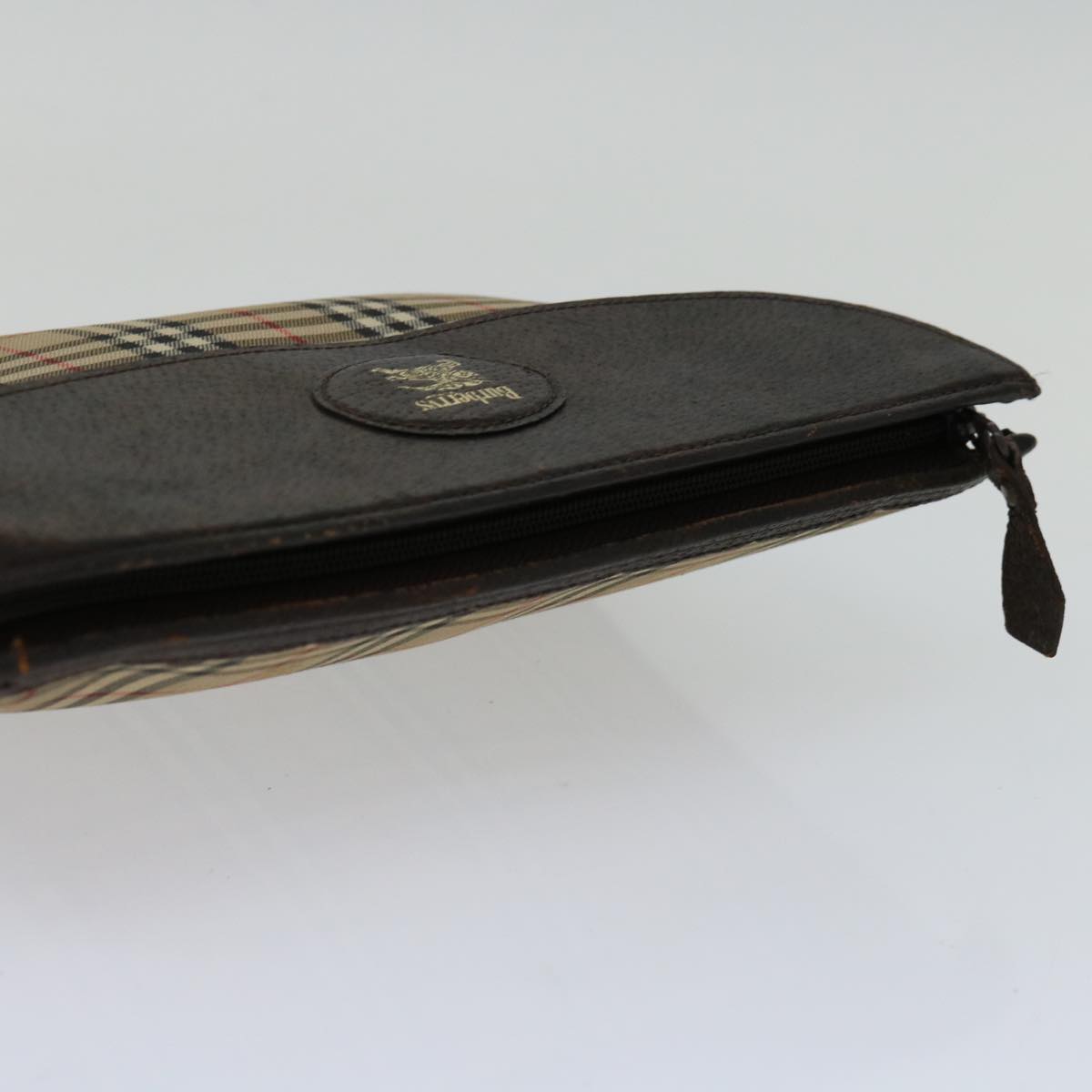 Burberry Haymarket Clutch Bag