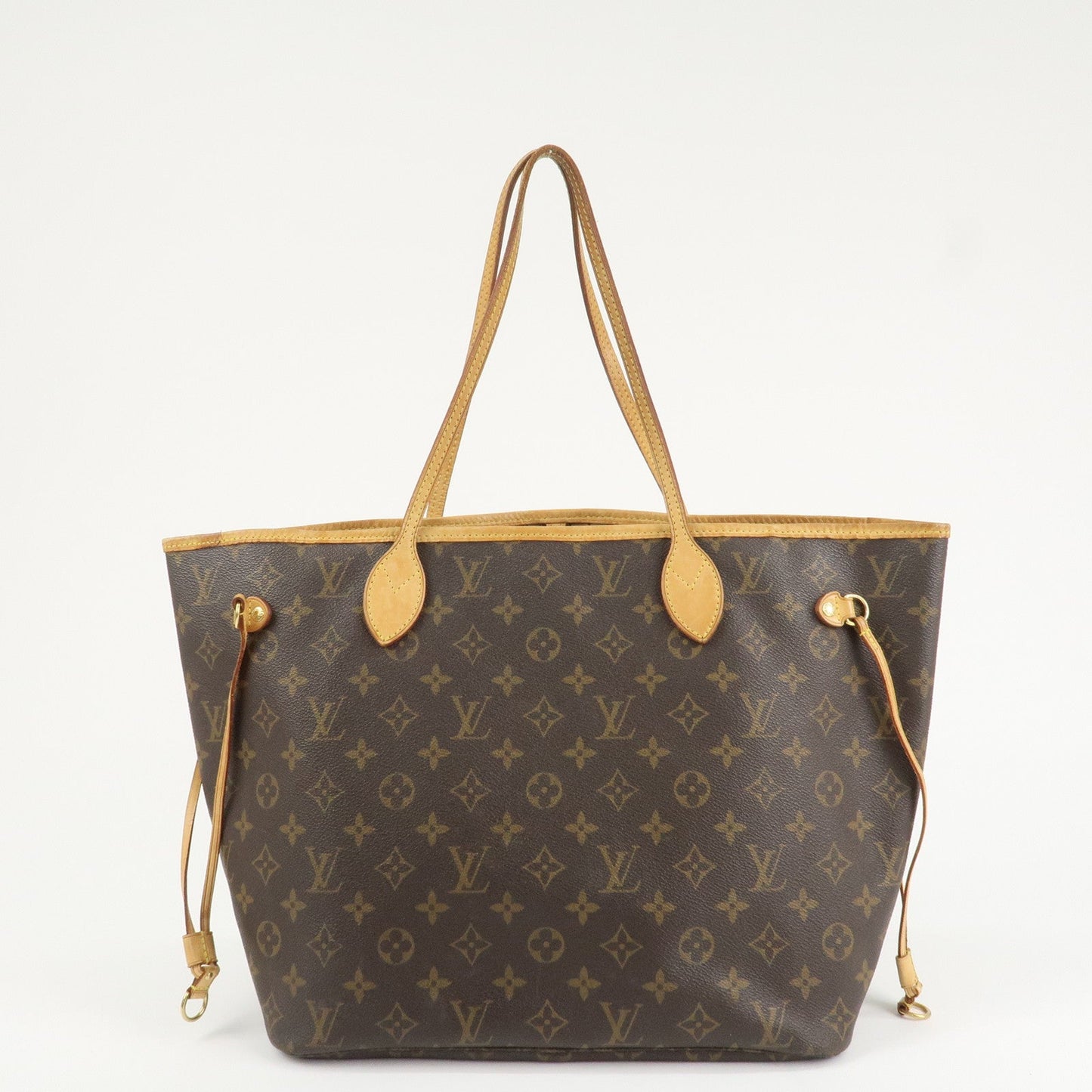 Louis Vuitton Monogram Neverfull MM Tote Bag Brown M40156