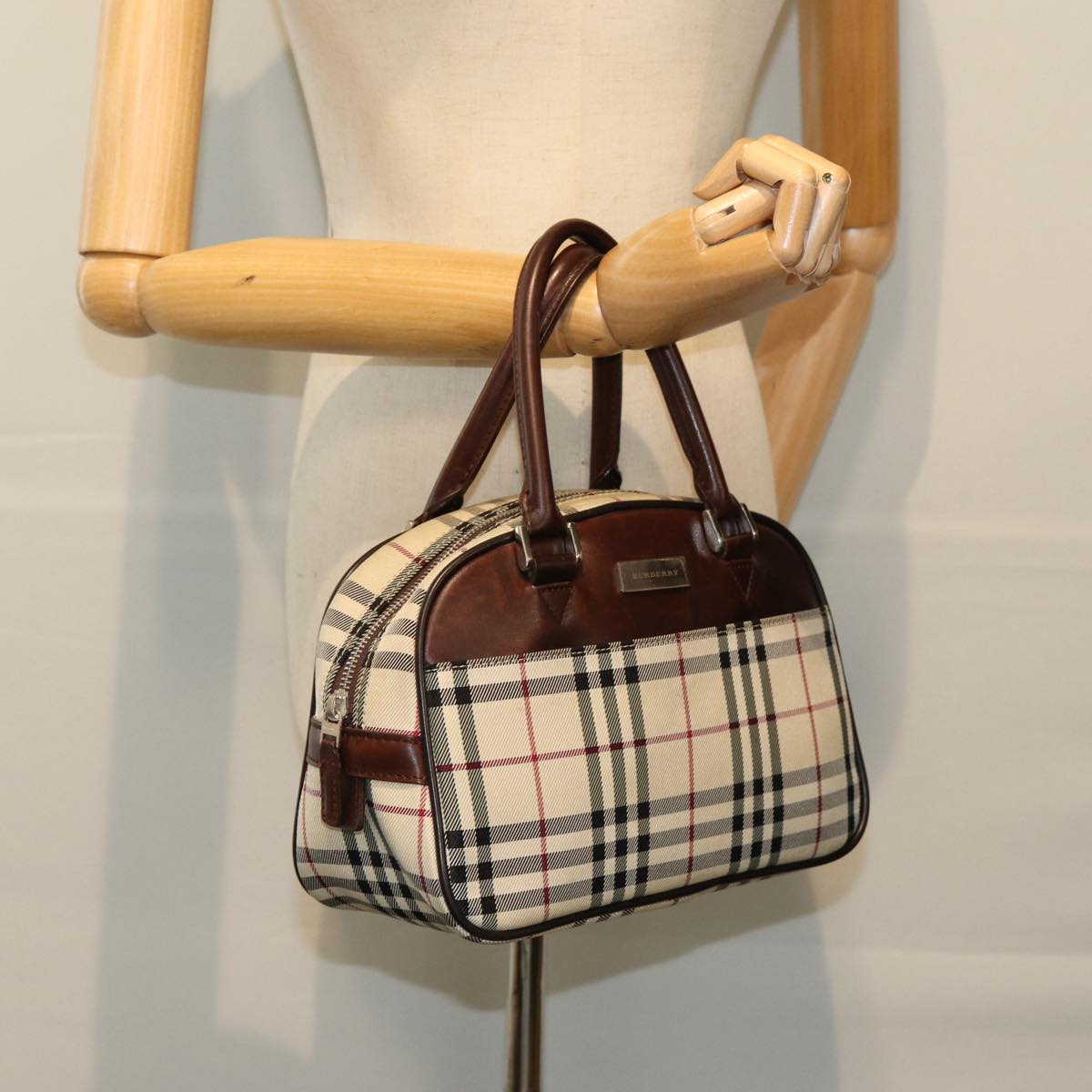 BURBERRY Ho Check Handbag