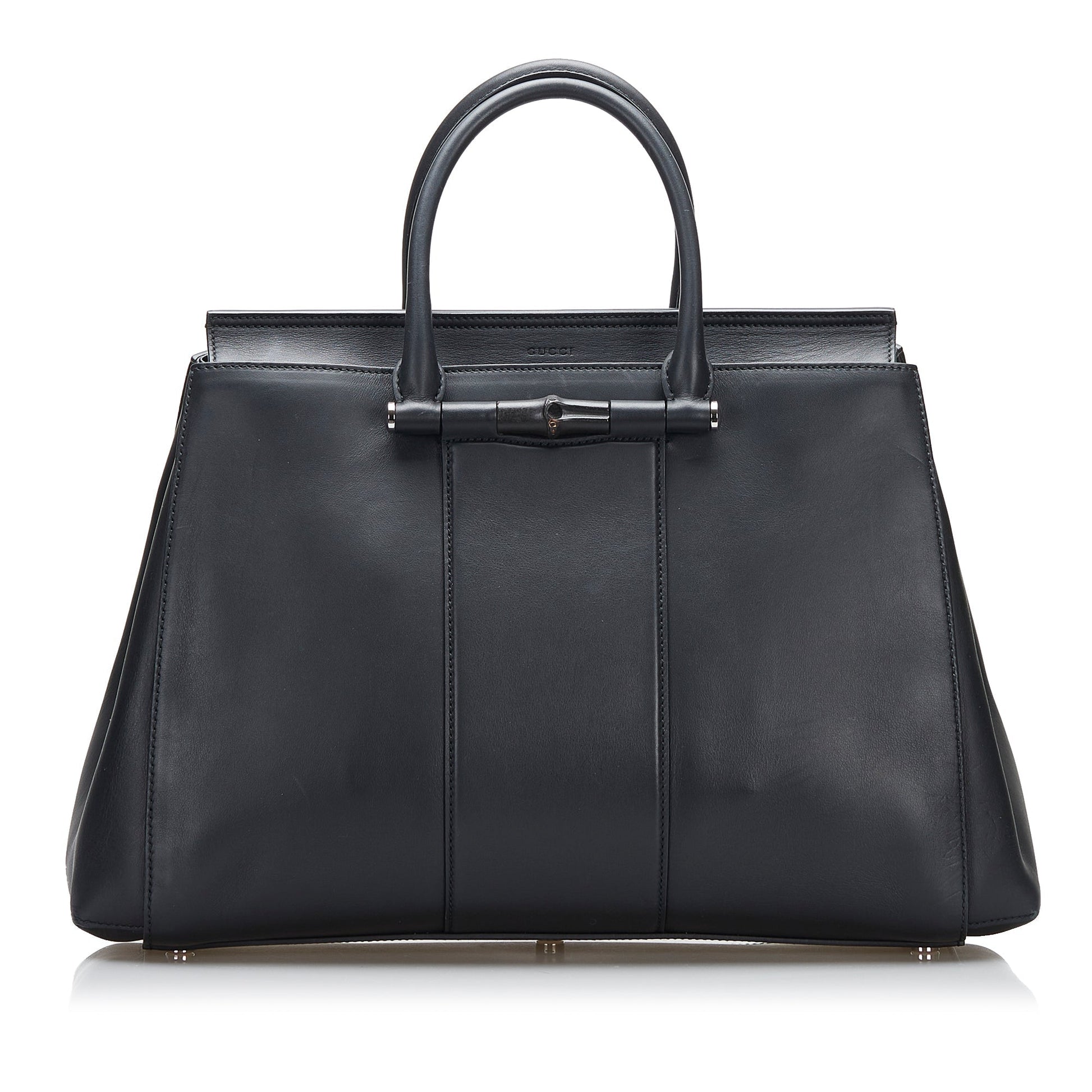 Gucci Leather Top Handle Handbag