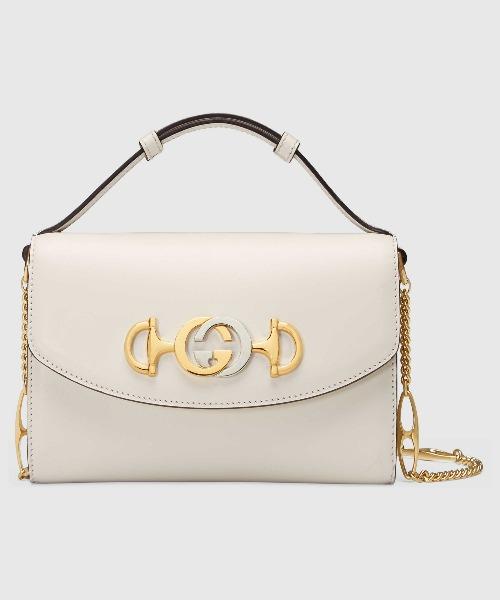 Gucci Monogram Chain Leather Crossbody