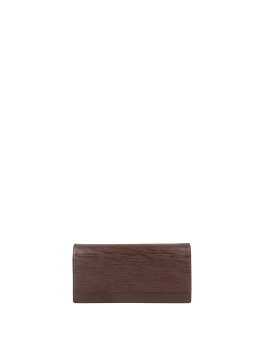 Louis Vuitton Brown Epi Leather Honfleur Clutch.