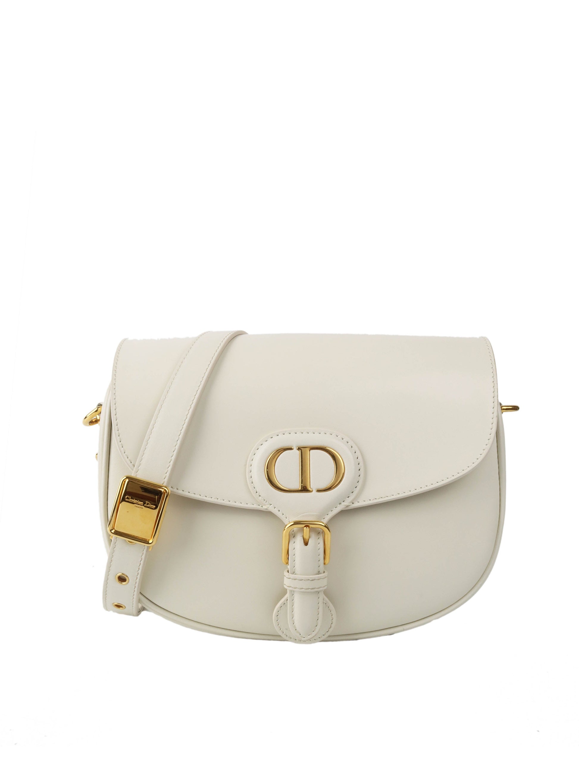Dior Medium White Bobby Bag