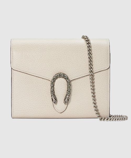 Gucci Monogram Chain Leather Crossbody