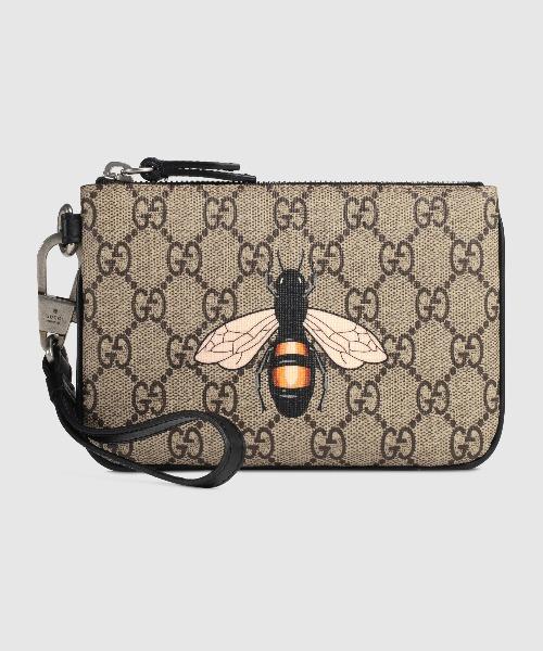 Gucci Monogram Leather Canvas Crossbody
