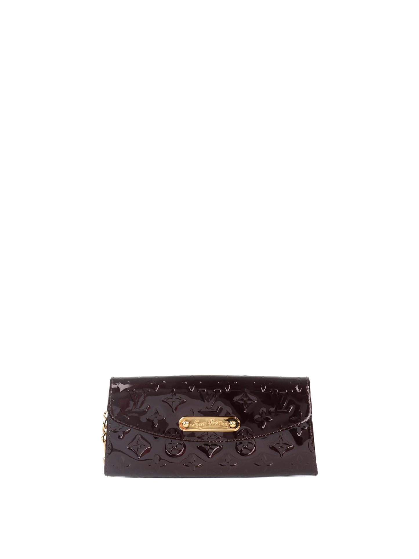 Louis Vuitton Amarante Monogram Vernis Sunset Boulevard Shoulder Bag.