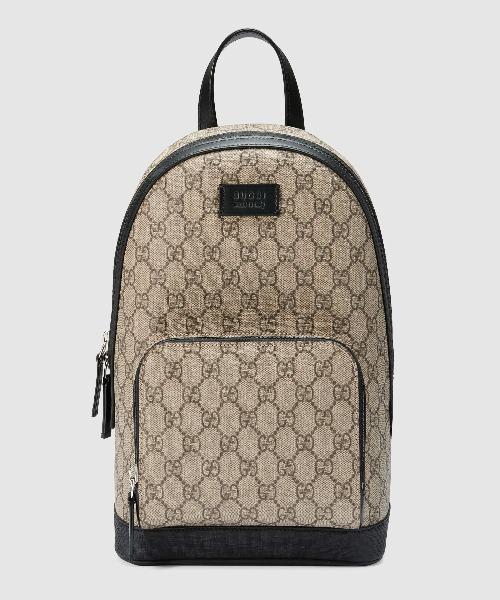 Gucci Monogram Nylon Leather Canvas Crossbody