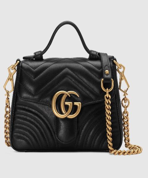 Gucci Monogram Chain Leather Crossbody