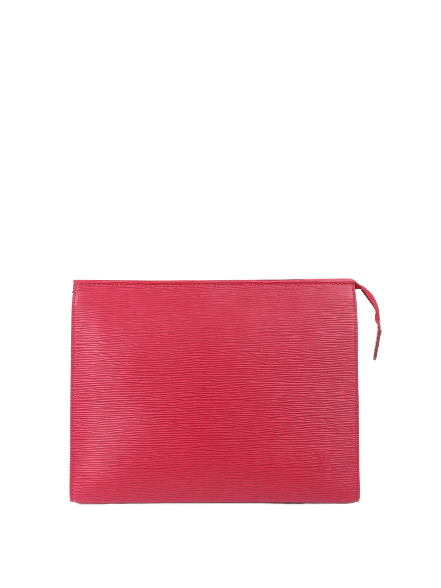 Louis Vuitton Red Epi Leather Toiletry Pochette.