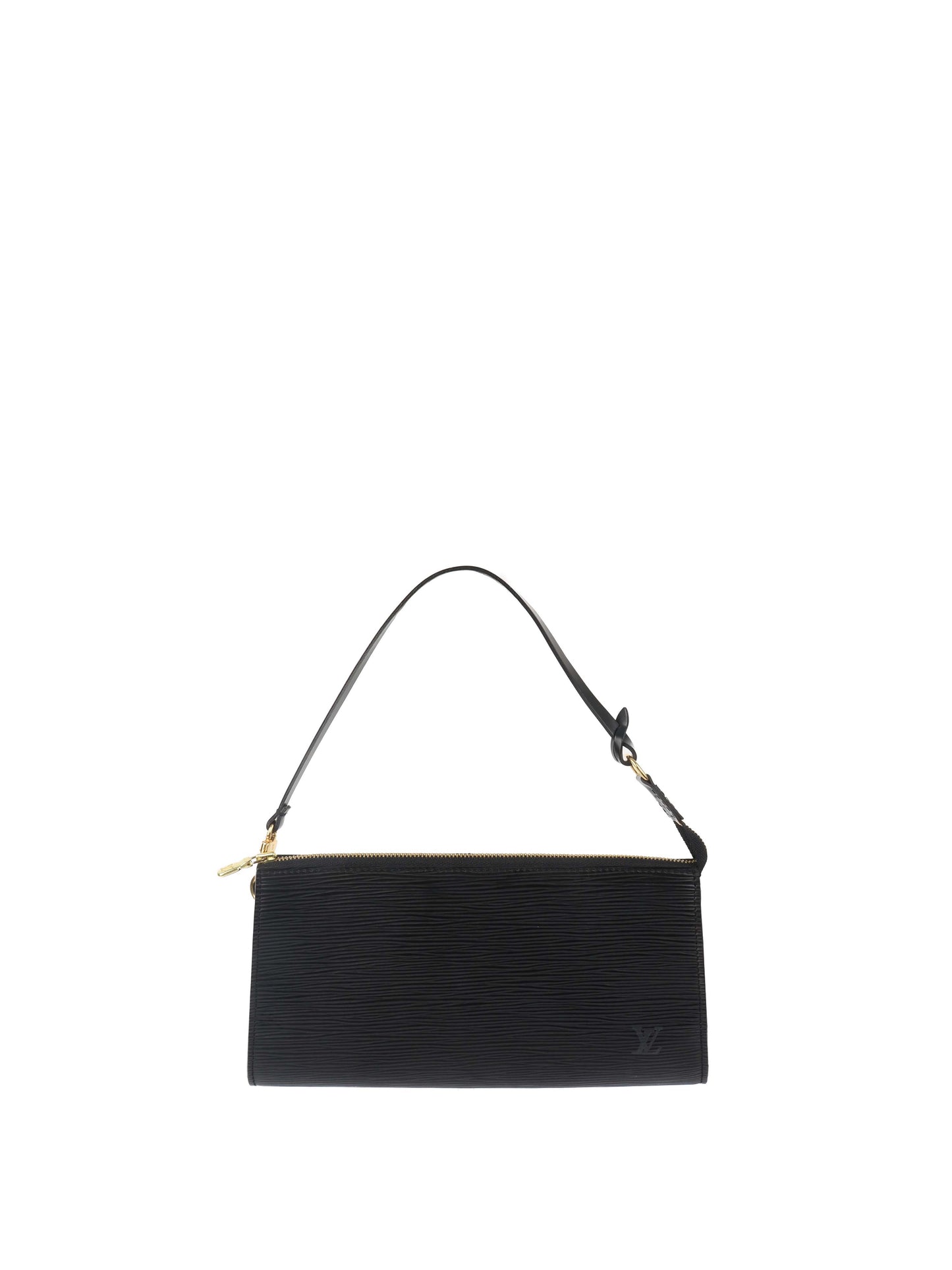 Louis Vuitton Black Epi Leather Pochette Accessoires.