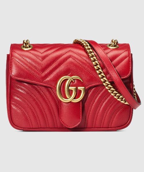 Gucci Monogram Chain Leather Crossbody