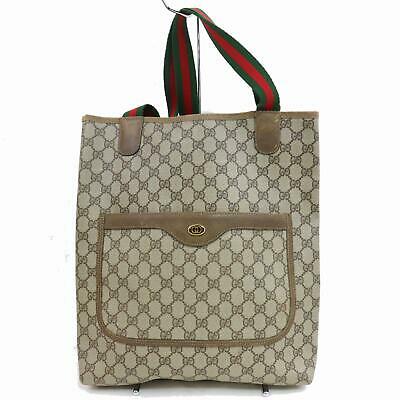 Gucci Brown PVC Tote Style 1
