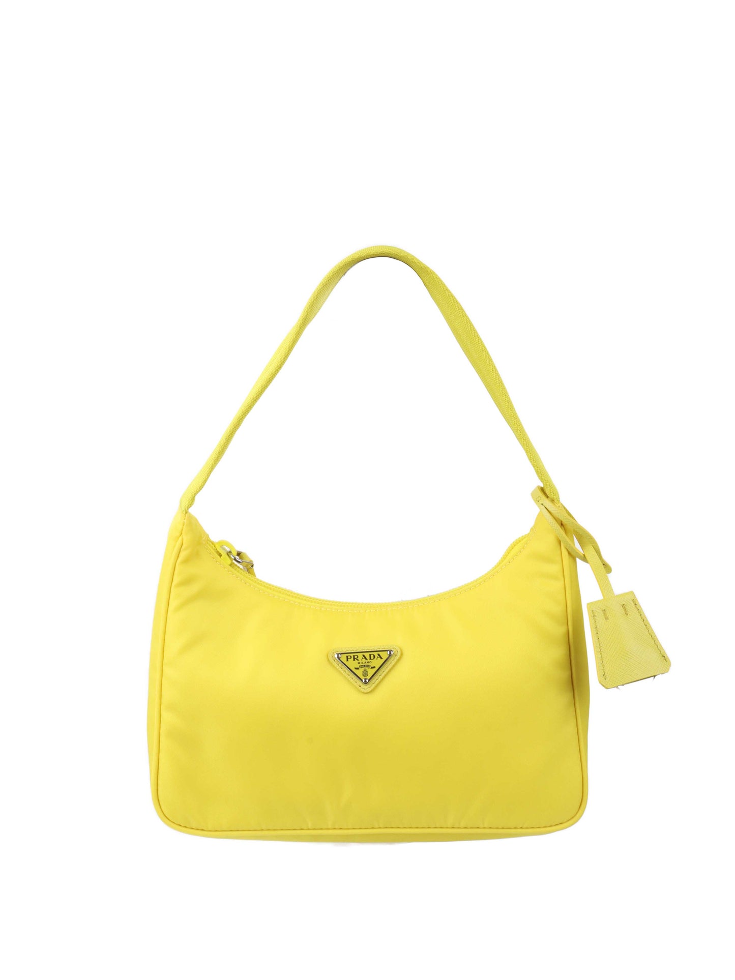 Prada Yellow Re-Nylon Re-Edition 2000 Bag.