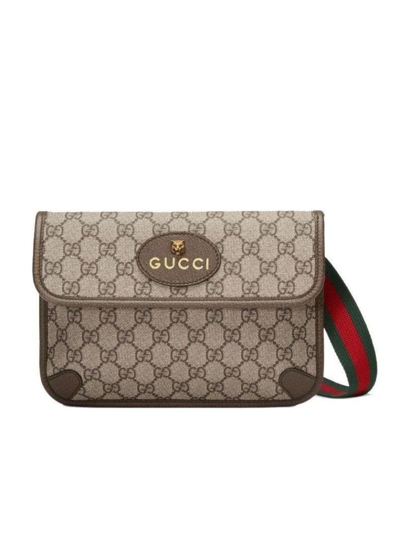 Gucci Leather Canvas Crossbody Style 19