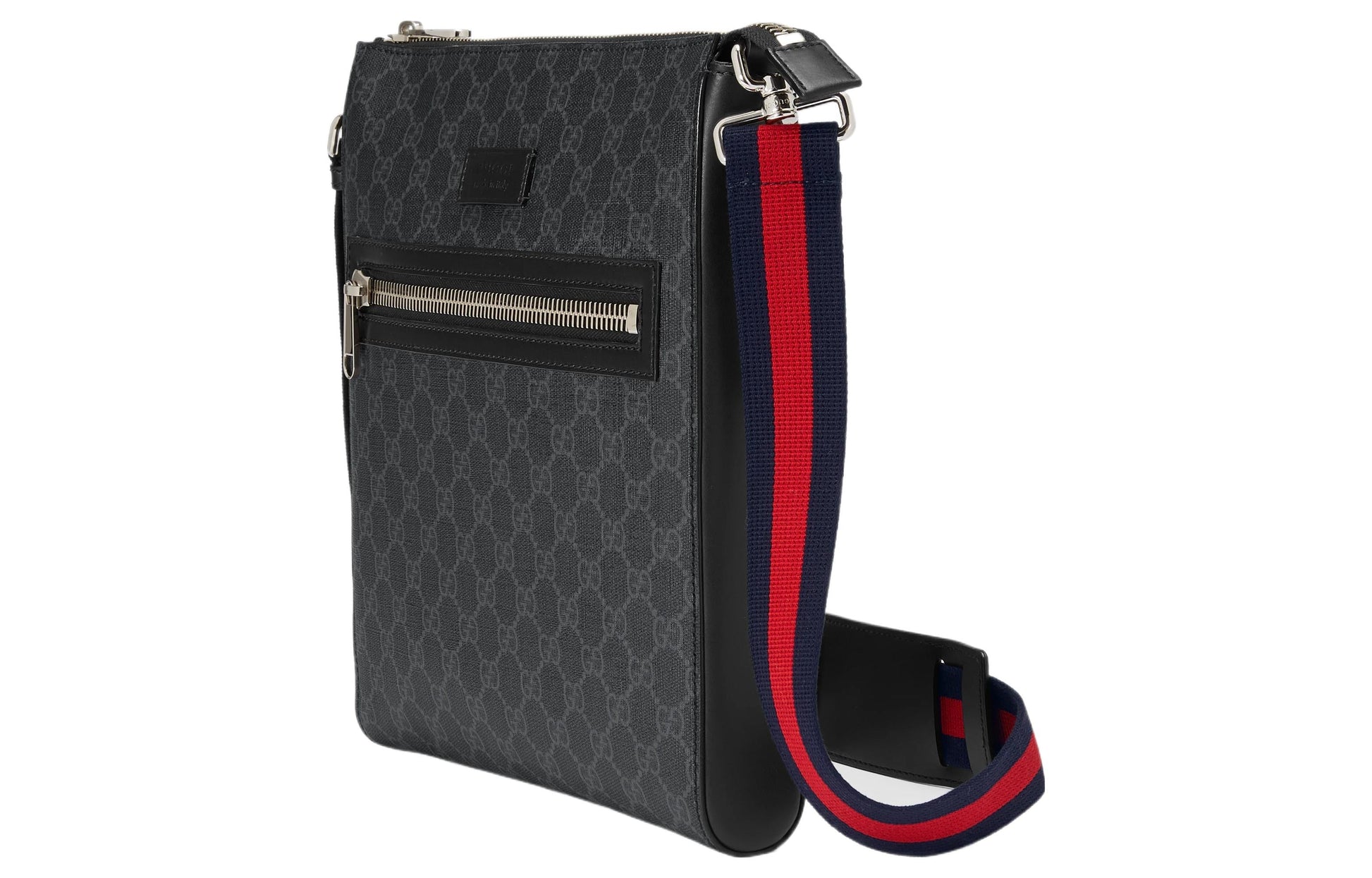 Gucci Leather Canvas Shoulder Bag