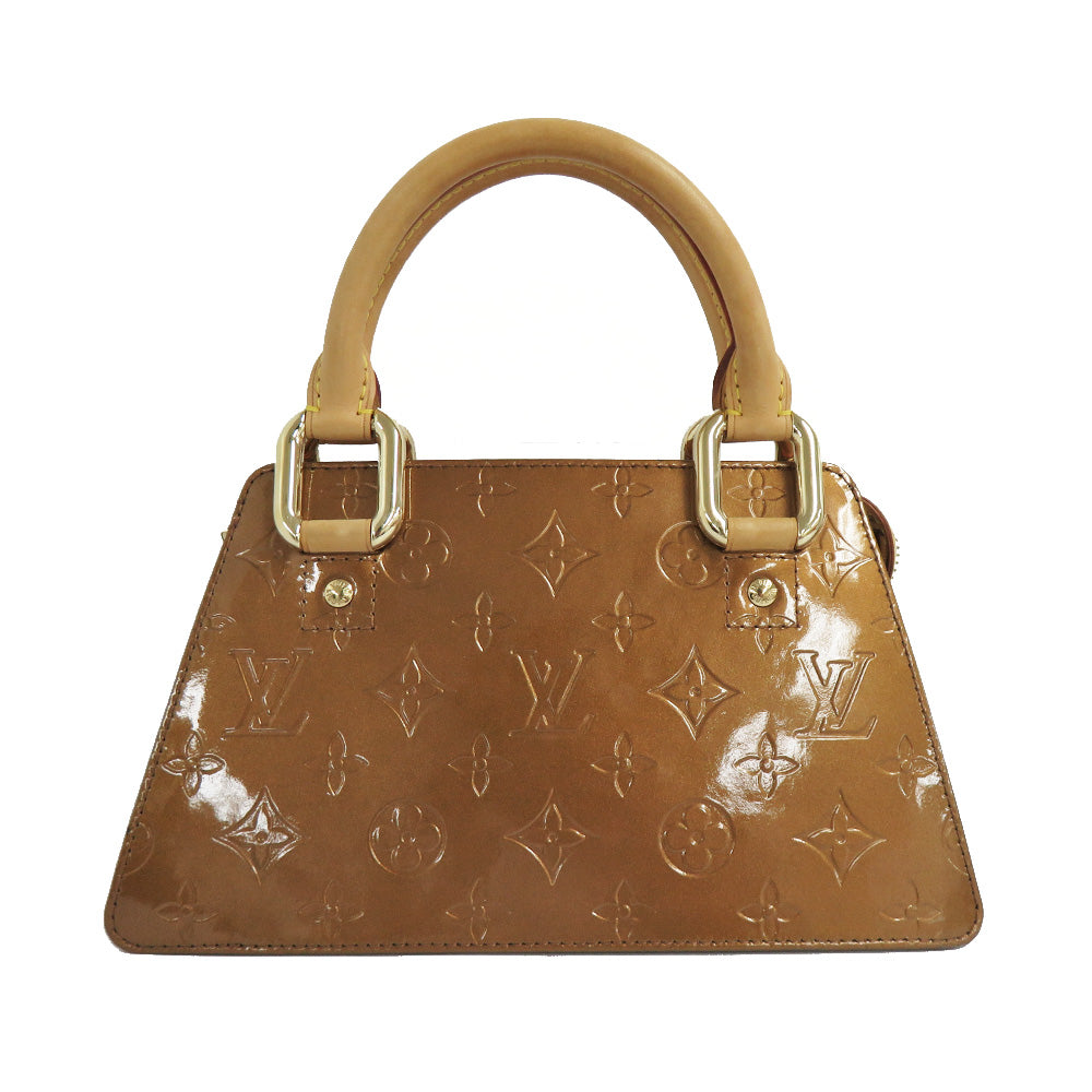 Louis Vuitton Monogram Vernis Mini Force Bronze M91120 Handbag Mini Bag Brown G
