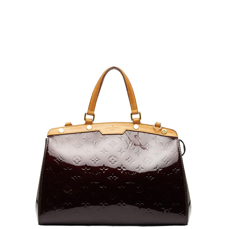 Louis Vuitton Monogram Verney Blair MM Handbag M91690 Rouge Forest Wine Red Patent Leather Louis Vuitton