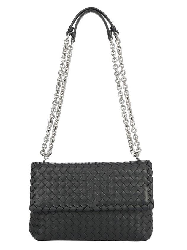 Luxury Bottega Veneta Olimpia Shoulder Bag Black