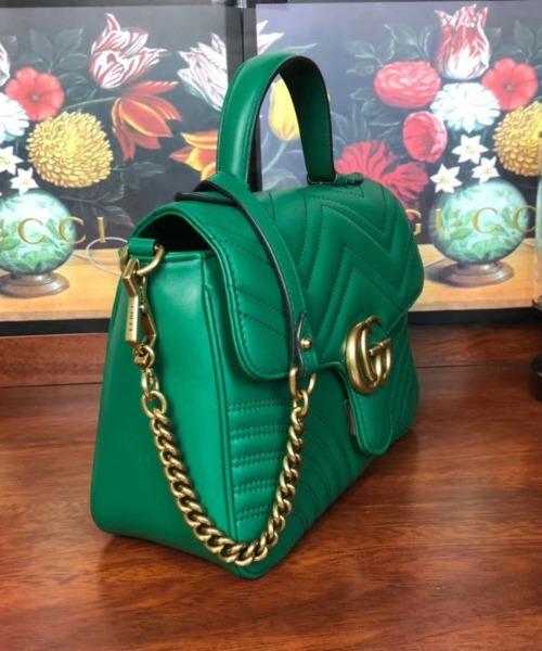 Gucci Monogram Chain Leather Crossbody