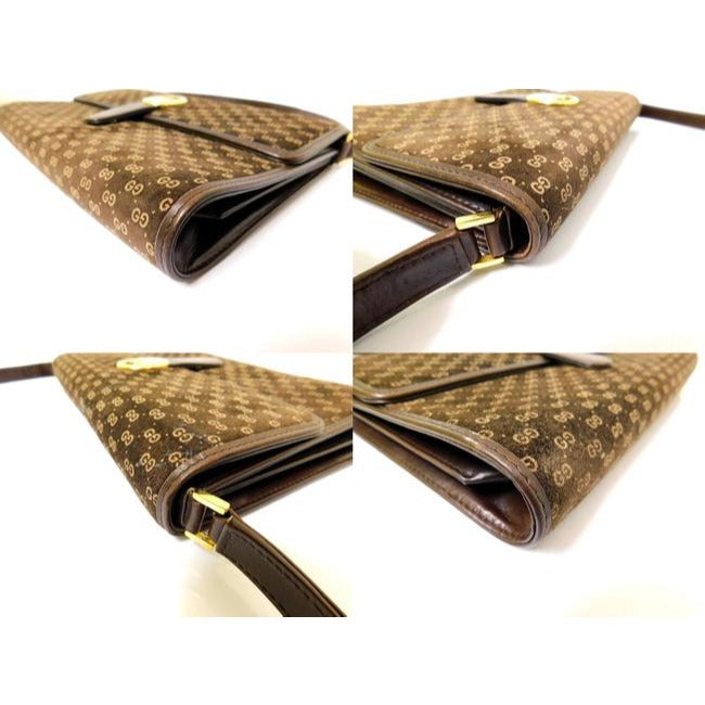 Gucci Envelope Leather Shoulder Bag