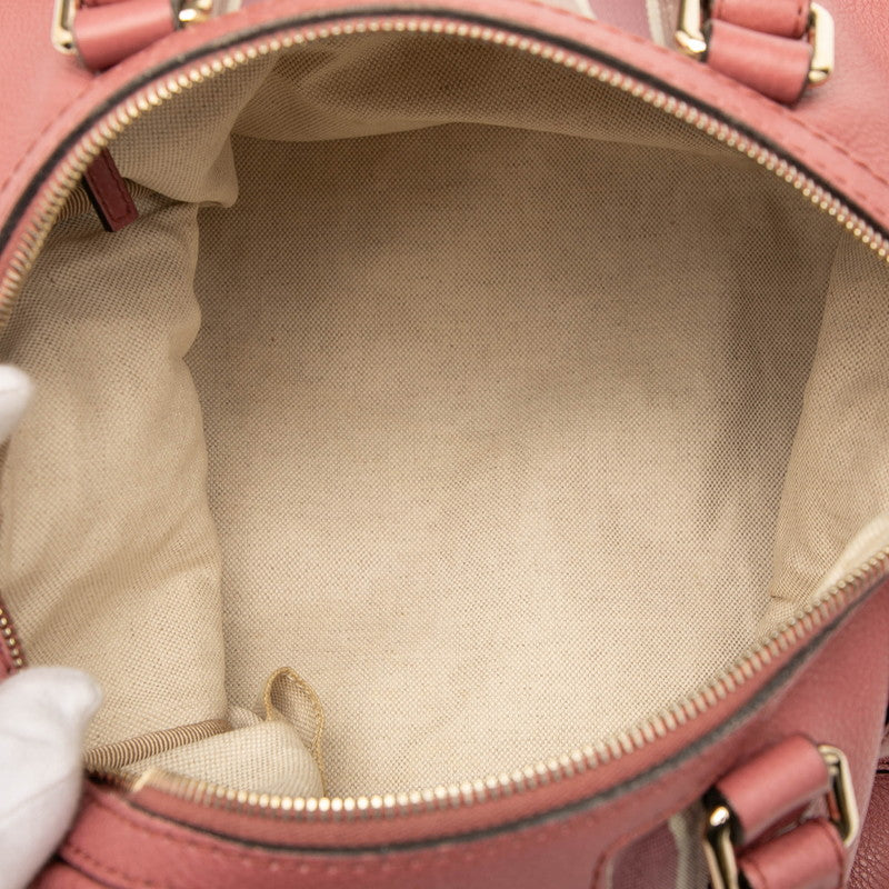 Gucci Sheline Line Canvas Leather 2way Bag