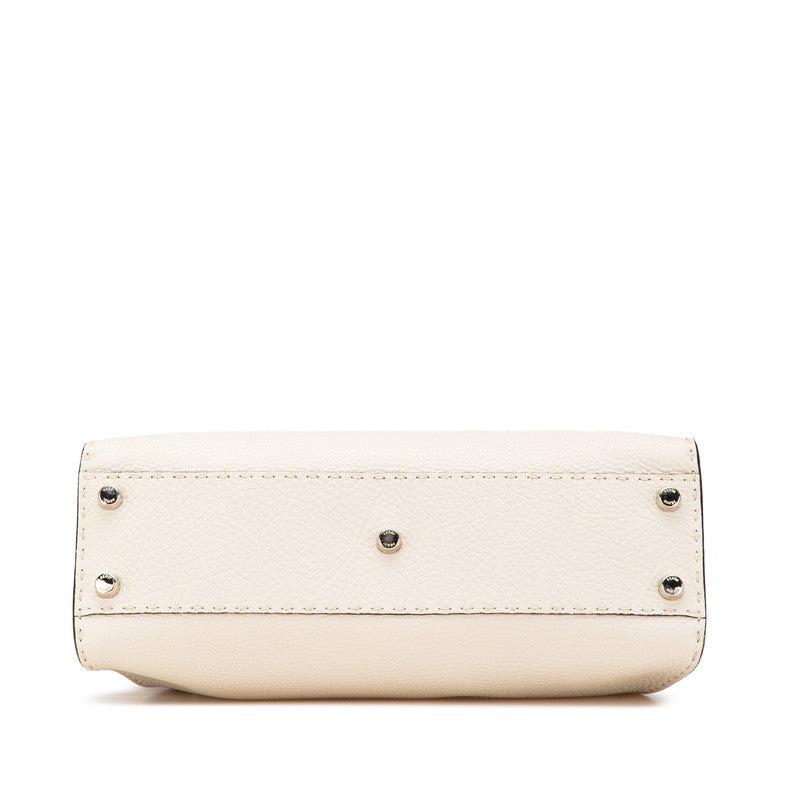 Fendi Peekaboo Selleria Leather 2way Bag