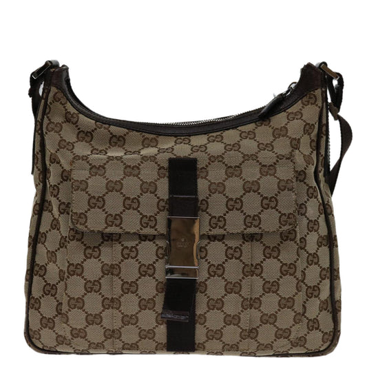 Gucci Monogram Canvas Shoulder Bag