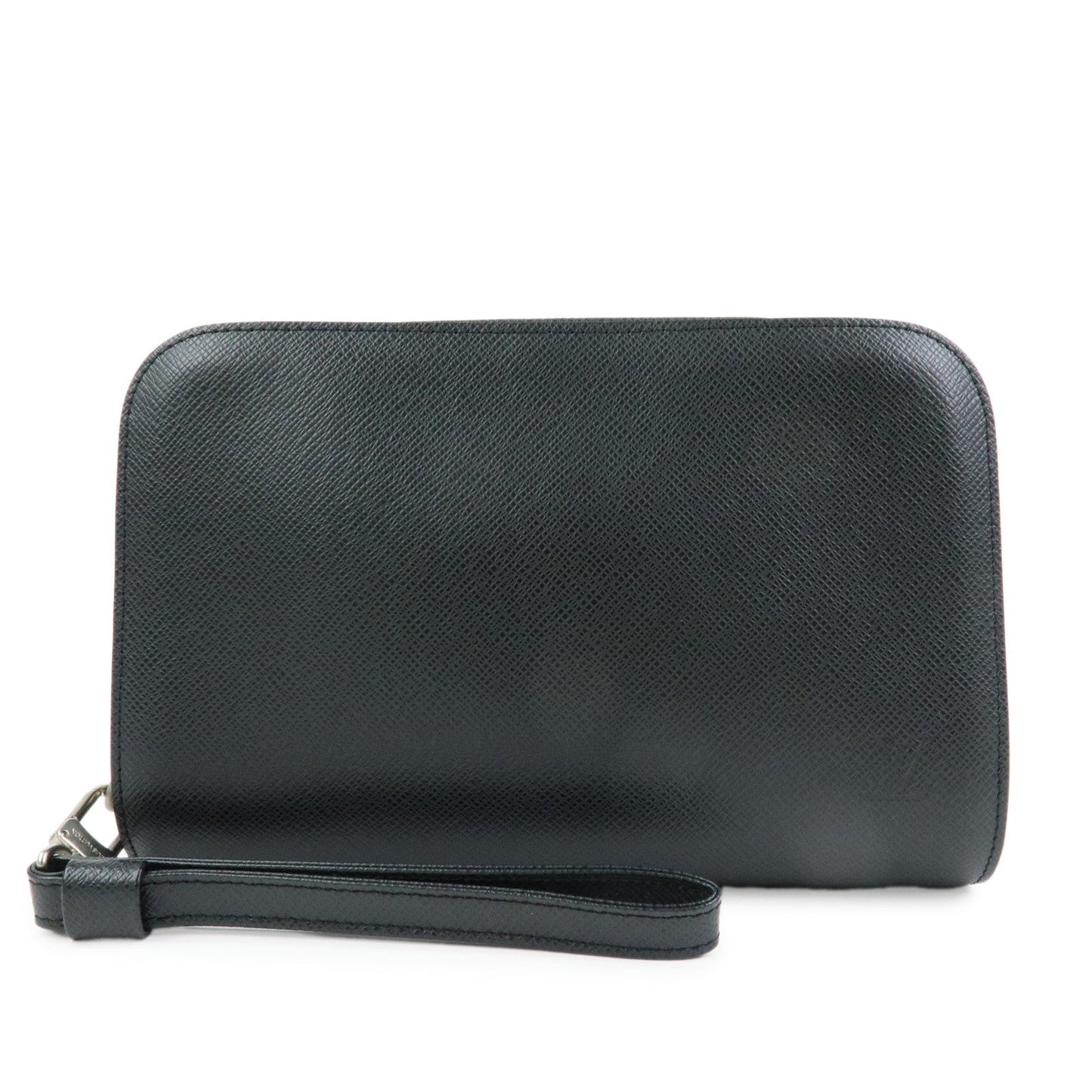 Louis Vuitton Taiga Baikal Leather Clutch Bag Pouch Ardoise M30182