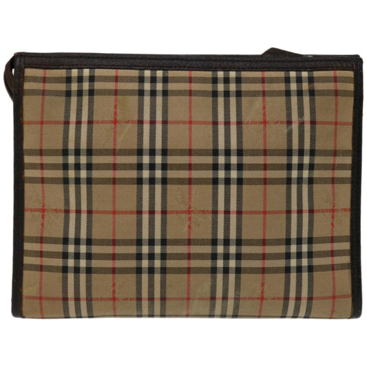 Burberry Haymarket Clutch Bag