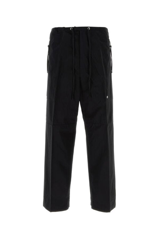 Fendi Man Black Cotton Pant
