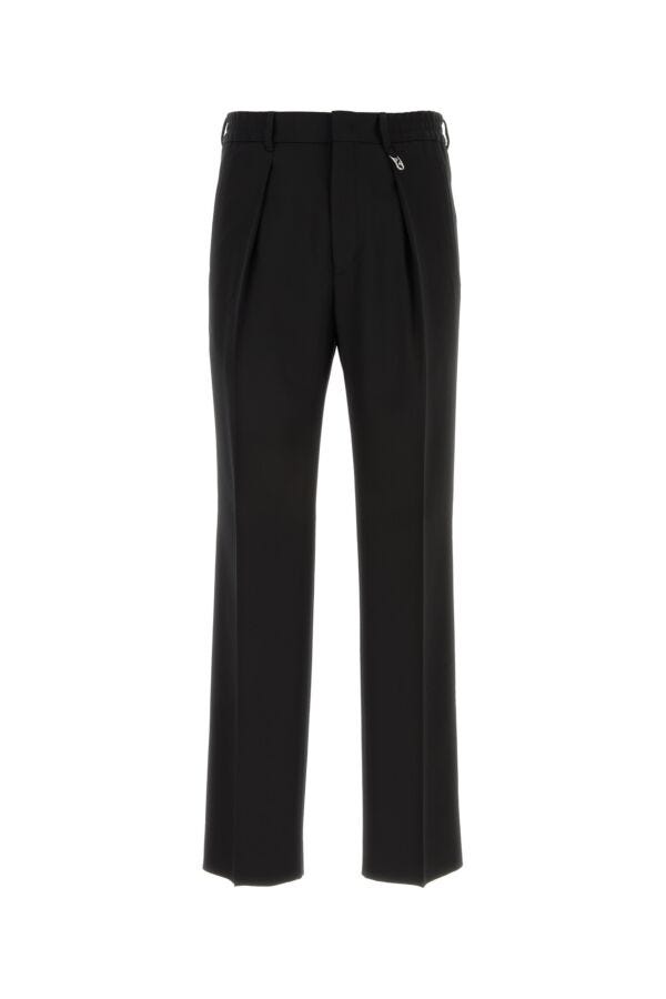 Fendi Man Black Wool Pant