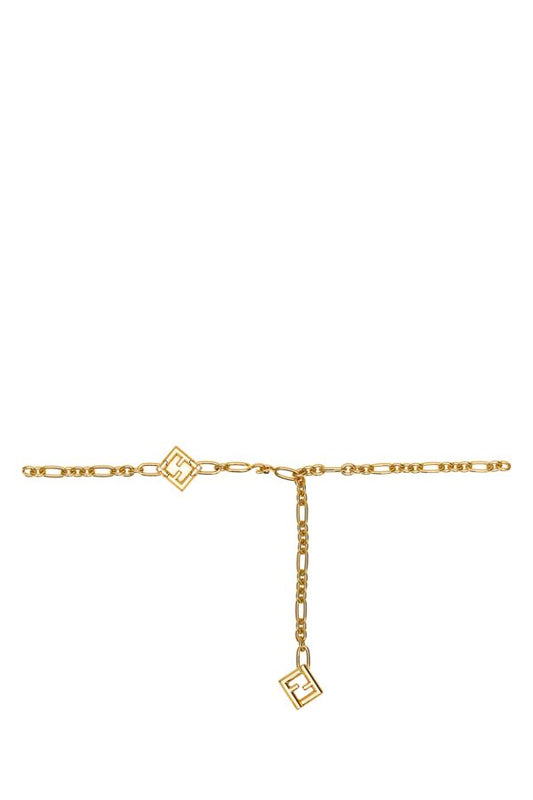 Fendi Woman Golden Metal Belt
