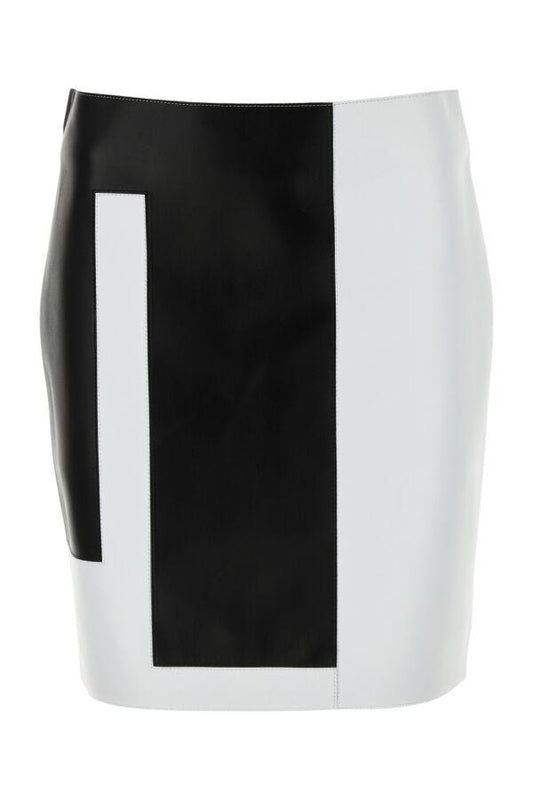 Fendi Woman Multicolor Leather Mini Skirt