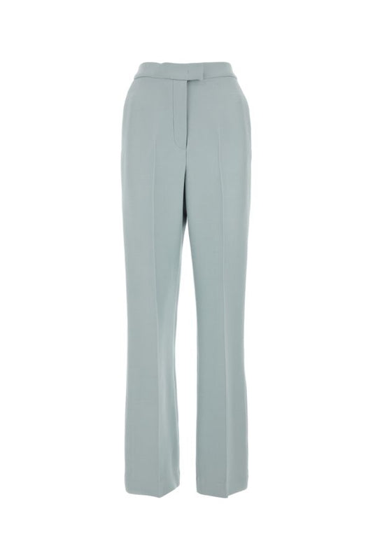 Fendi Woman Powder Blue Wool Blend Pant
