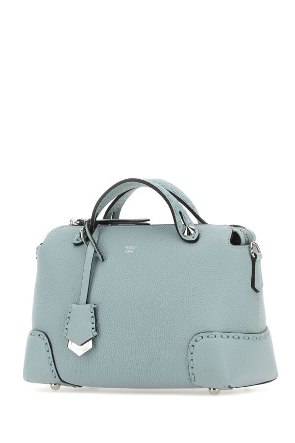 Fendi Woman Powder Blue Leather Medium By The Way Handbag