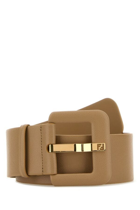 Fendi Woman Camel Leather Forever Fendi Belt
