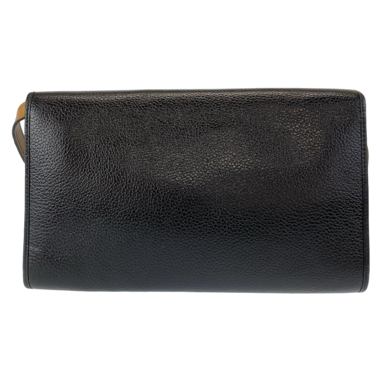 Christian Dior Black Leather Pochette Shoulder Bag ()