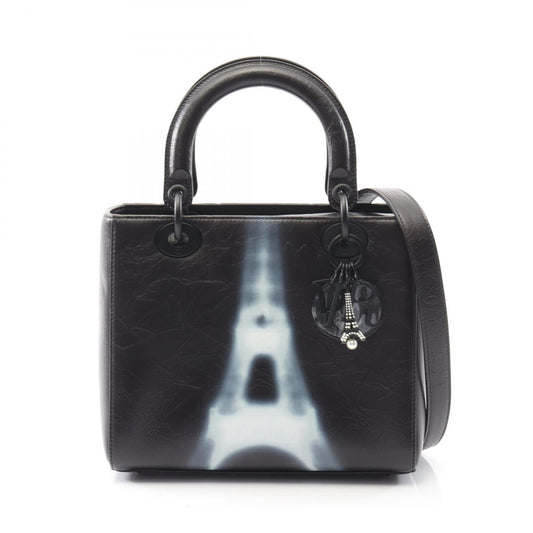 Christian Dior Black Leather Handbag ()
