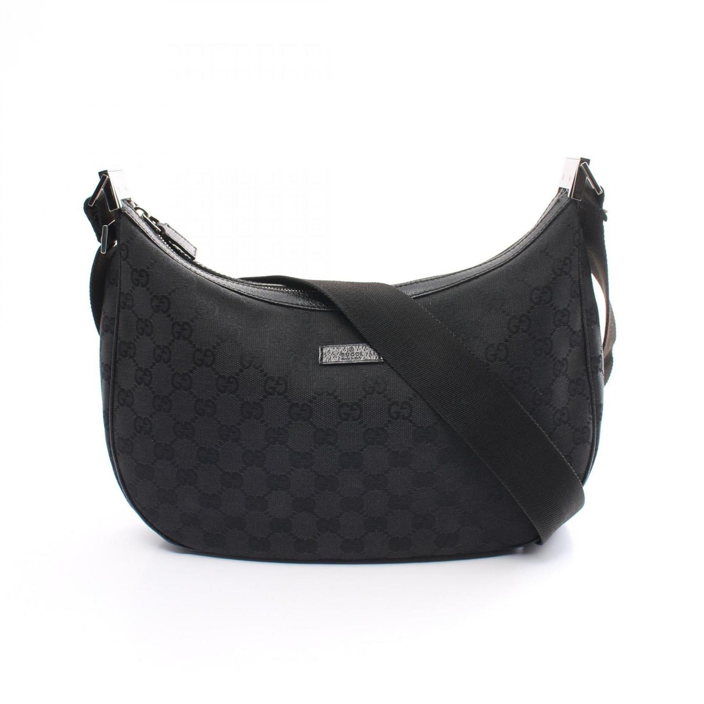 Gucci Leather Canvas Shoulder Bag