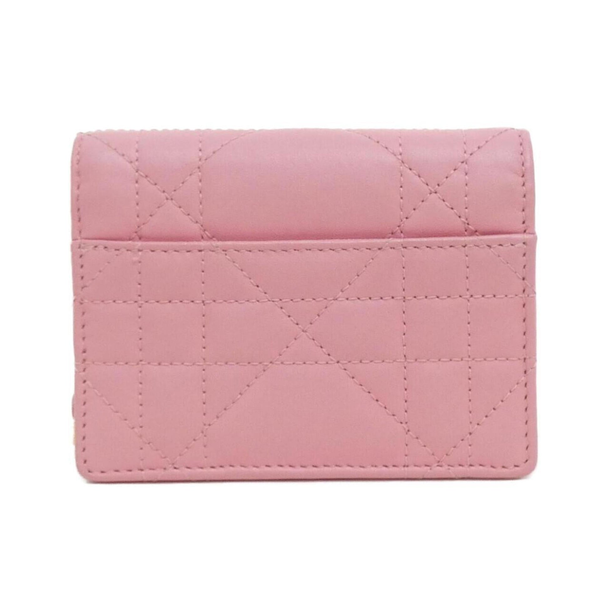 Christian Dior Pink Leather Shoulder Bag ()